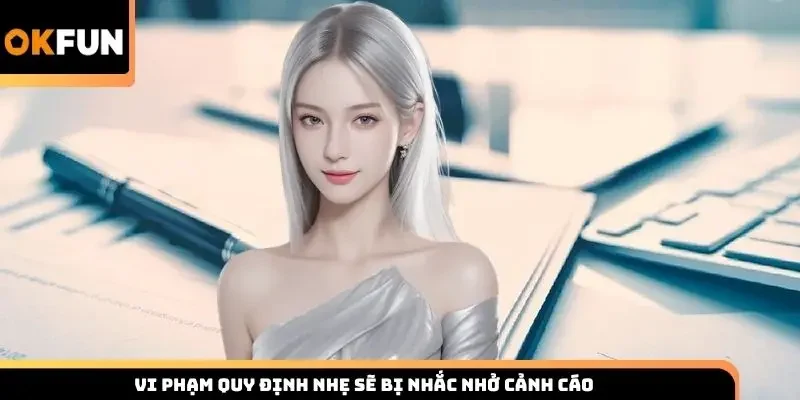 Vi phạm quy định nhẹ sẽ bị nhắc nhở cảnh cáo